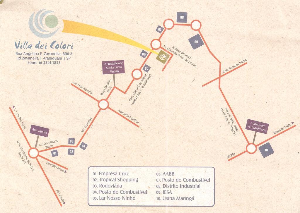Villa Dei Colori Araraquara Ngoại thất bức ảnh